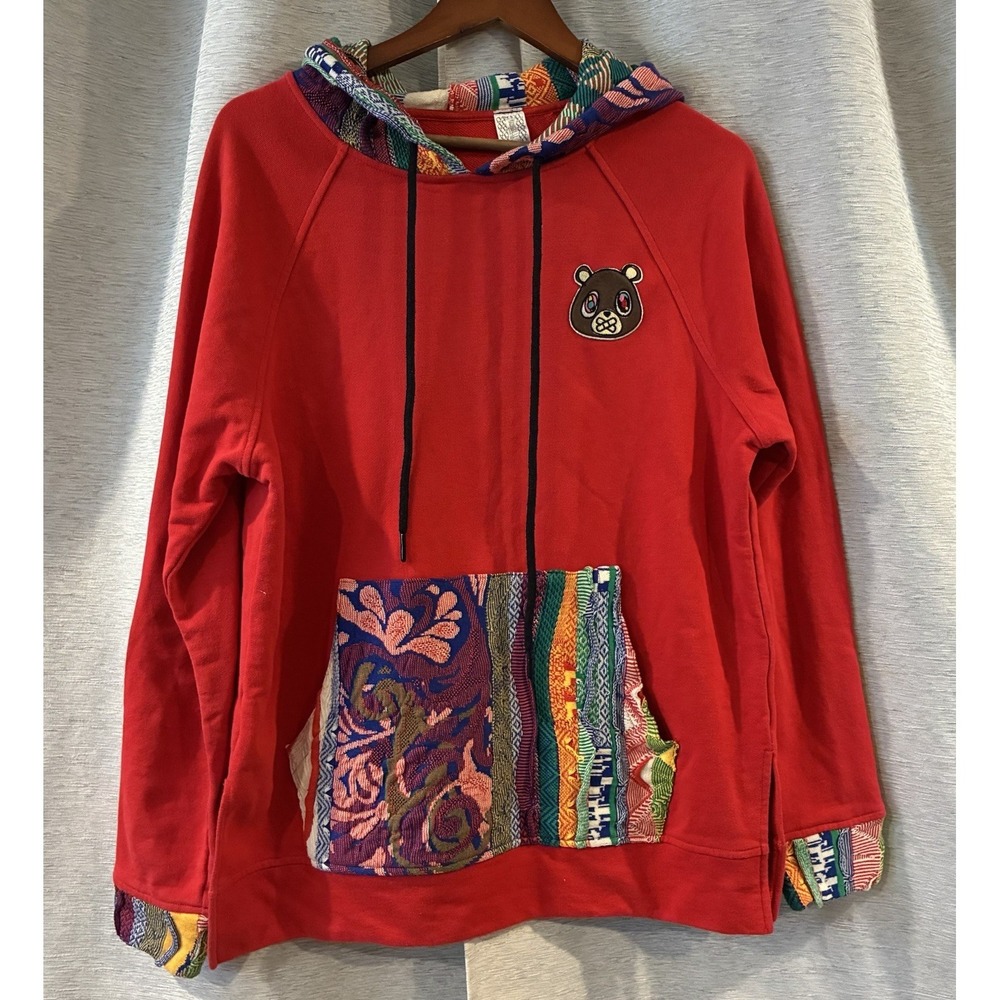 Retro Original Artwork Made in New York Colorful Pullover Size Medium